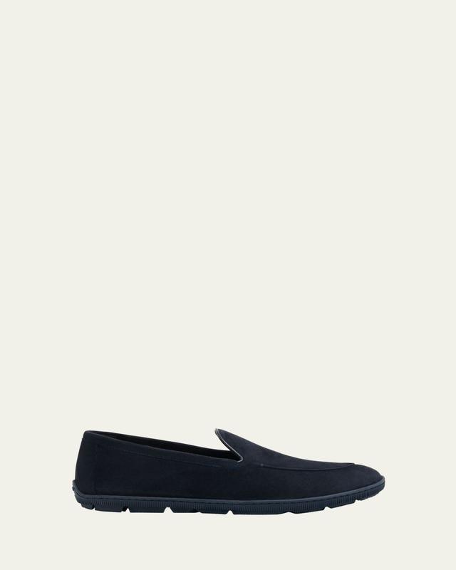 Men's Suede Sneaker Loafers