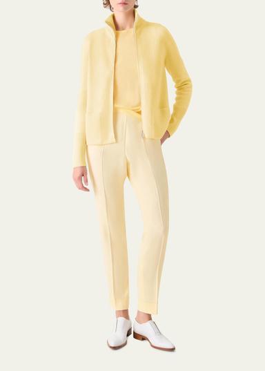 Akris Cashmere Pique Knit Cardigan Sweater | Thumbnail 2