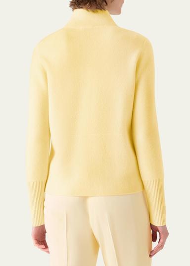 Akris Cashmere Pique Knit Cardigan Sweater | Thumbnail 3