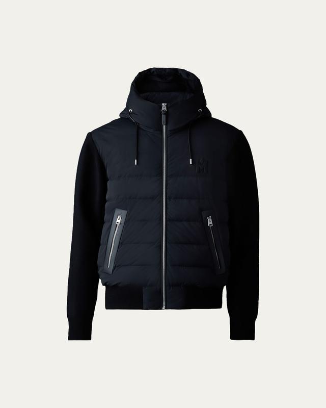 Men's Andrew-Z Mixed Media Light Down Jacket