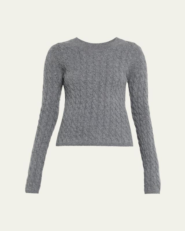 Milla Cashmere Cable-Knit Sweater