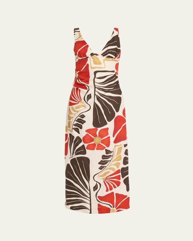 Julietta Balconette Midi Dress