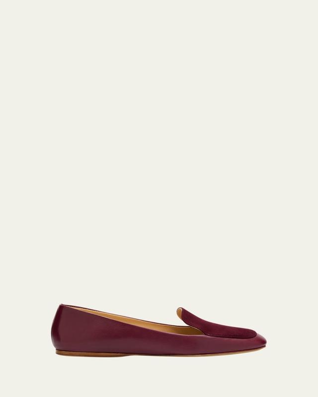 Aveda Mixed Leather Loafers