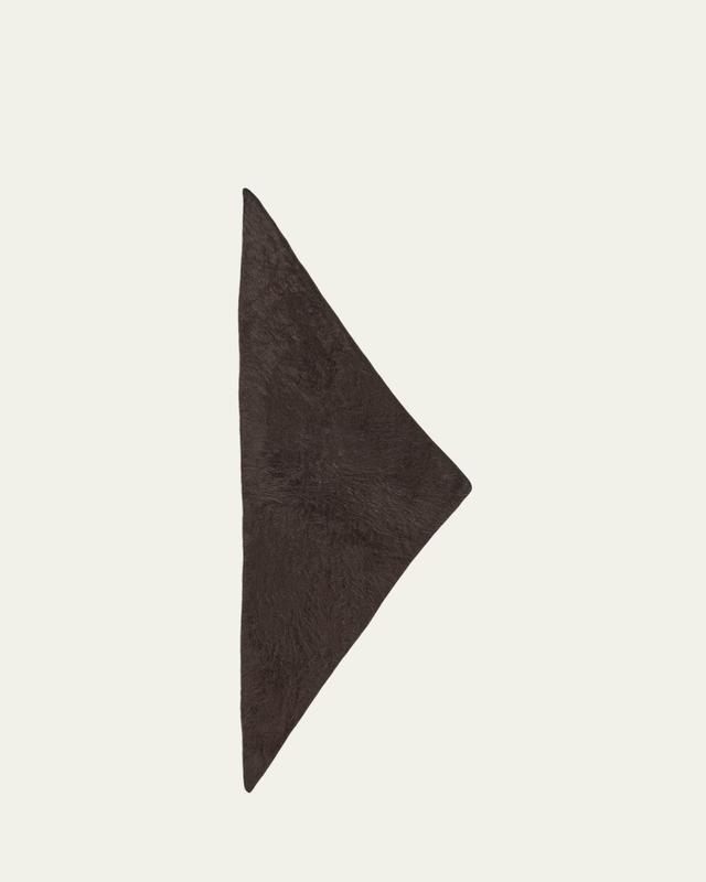 Brushed Cashmere Bandana Scarf
