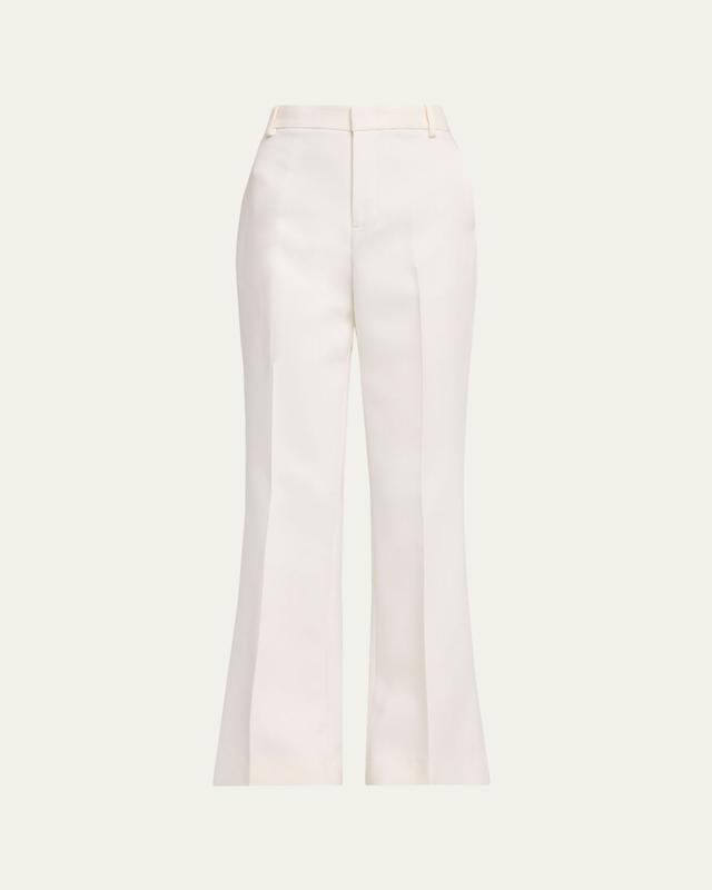Vince Mid-Rise Flare Trousers
