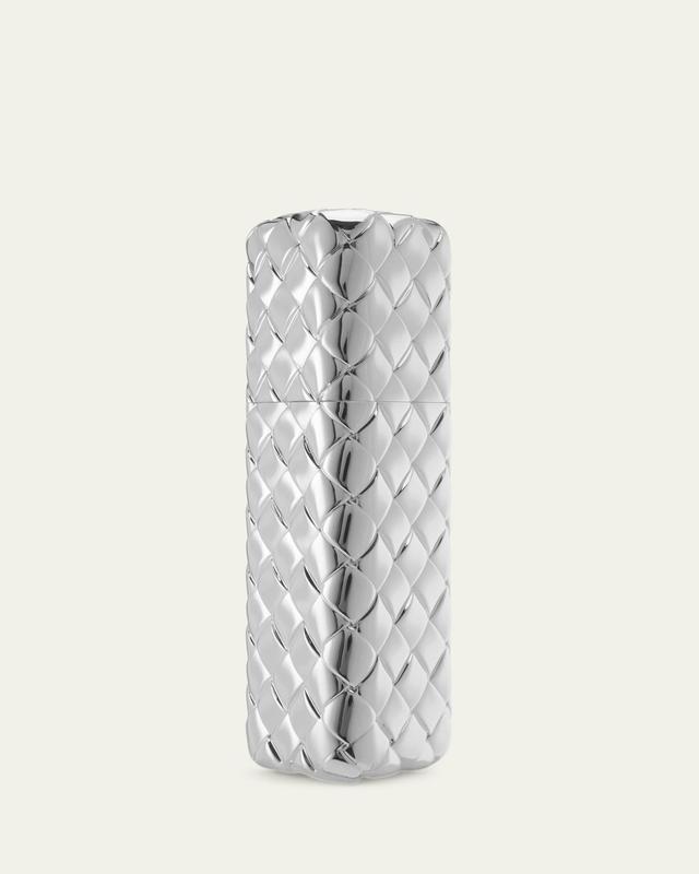 Bottega Veneta Silver Travel Fragrance Case
