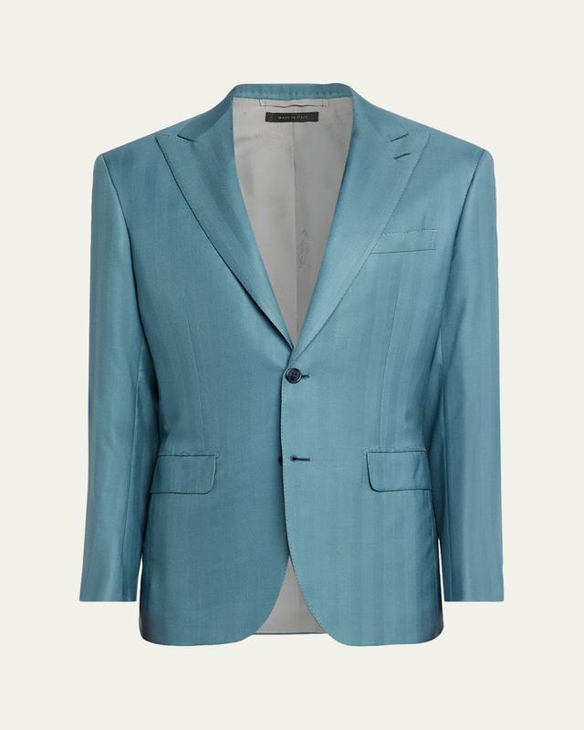 Brioni Men's Plume Cashmere Single-Breasted Blazer
