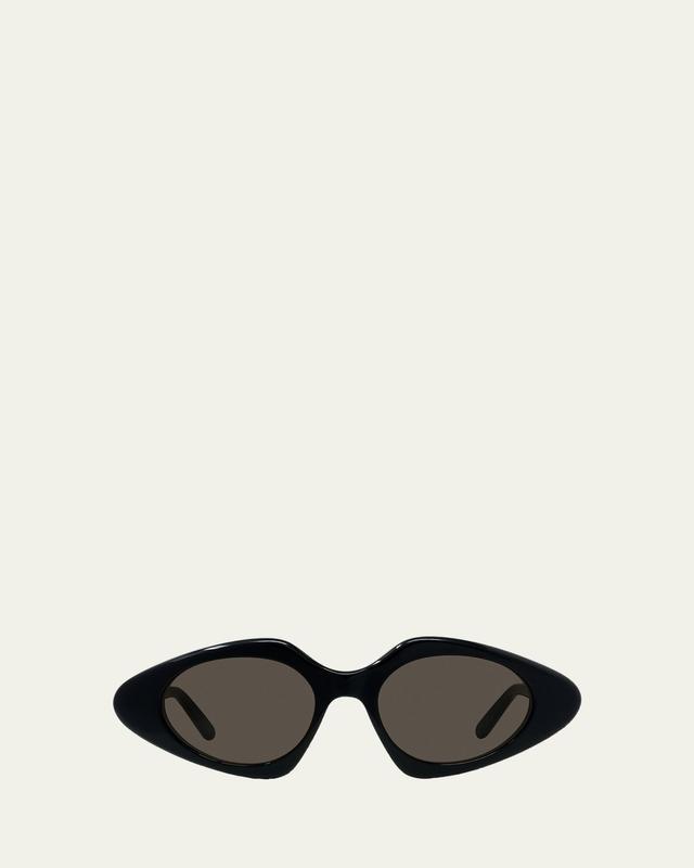 LOEWE Triangle Slim 50mm Geometric Sunglasses