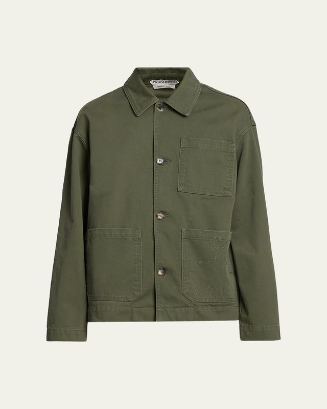 JW Anderson Mens Patch-Pocket Blouson Jacket