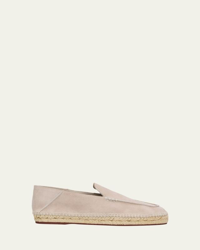Loro Piana Men's Seaside Walk Suede Espadrilles