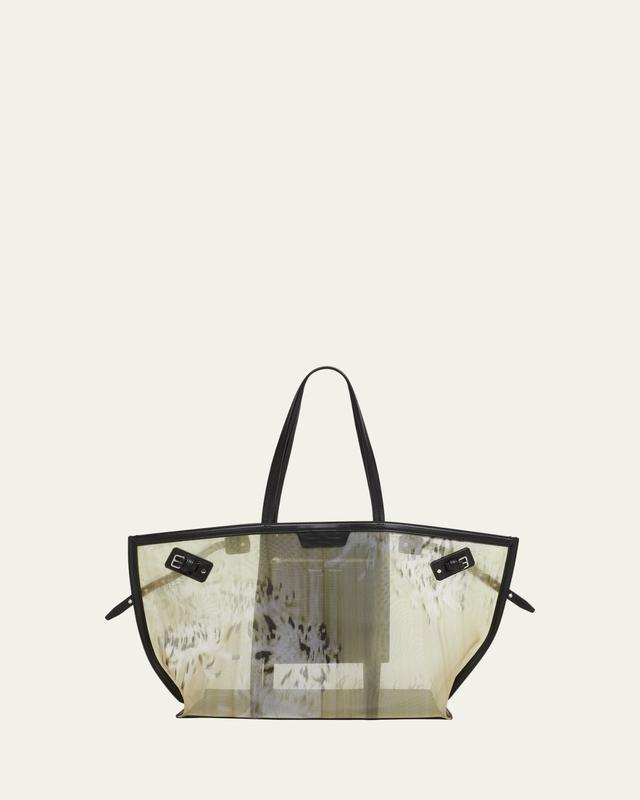 Proenza Schouler Days Printed Mesh Carryall Tote Bag