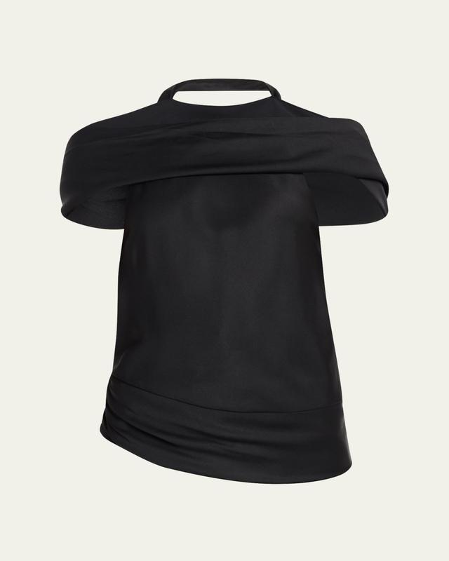 Samira Satin Cape Top