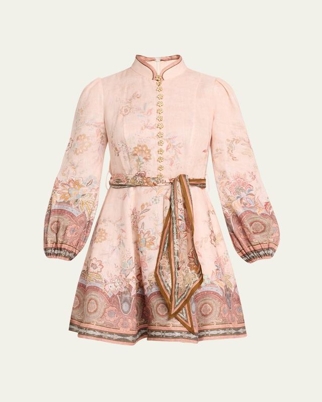 Alchemy Button Mini Dress