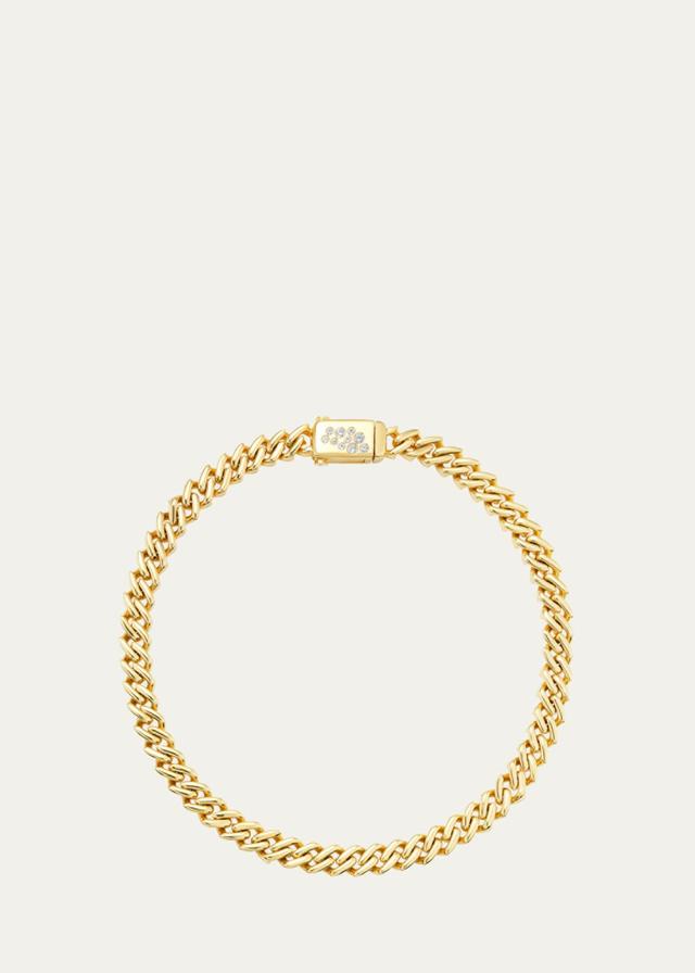 Uniform Object 18K Yellow Gold & 1.18 TCW Diamond Bracelet