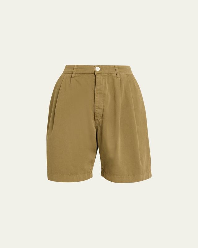 The Pleat Bermuda Shorts