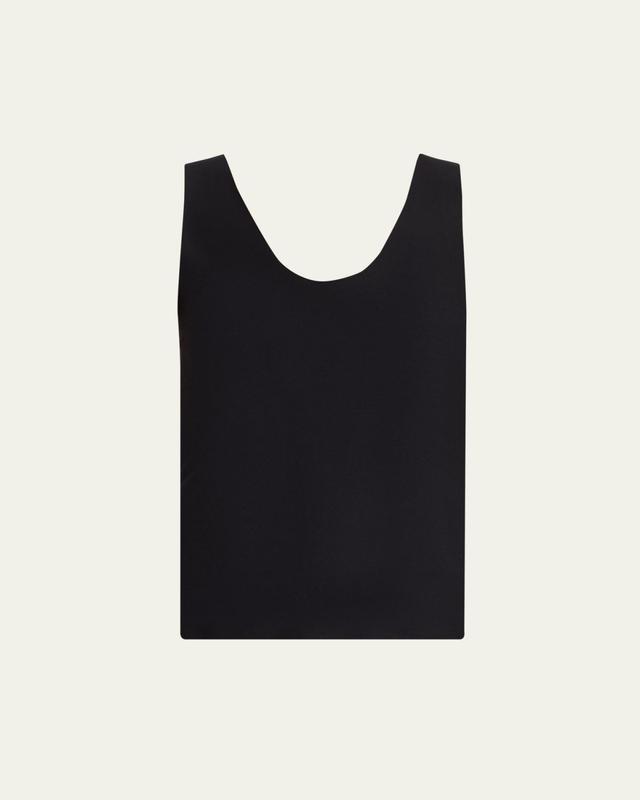 Scoop-Neck Cotton Tank Top