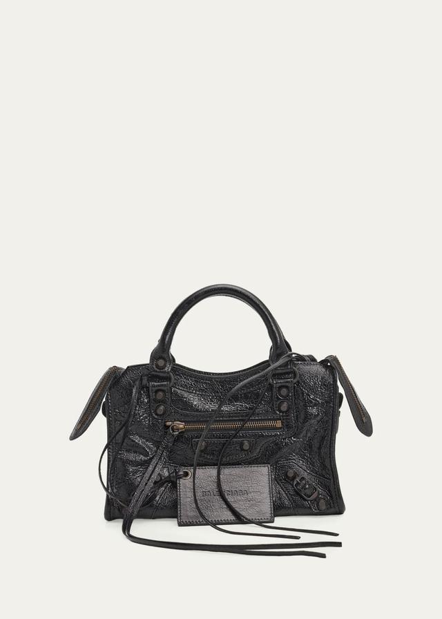 Le City Mini Leather Top-Handle Bag