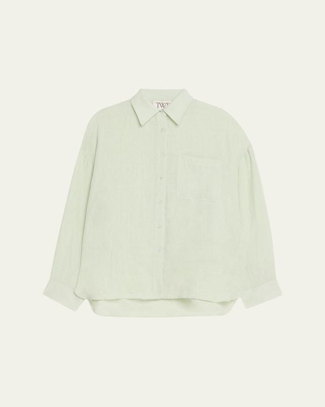 Something Borrowed Linen Shirt