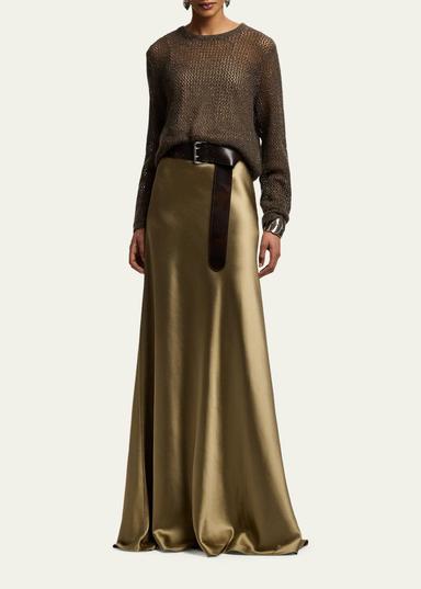 Ralph Lauren Collection Metallic Mesh Loose Sweater | Thumbnail 2