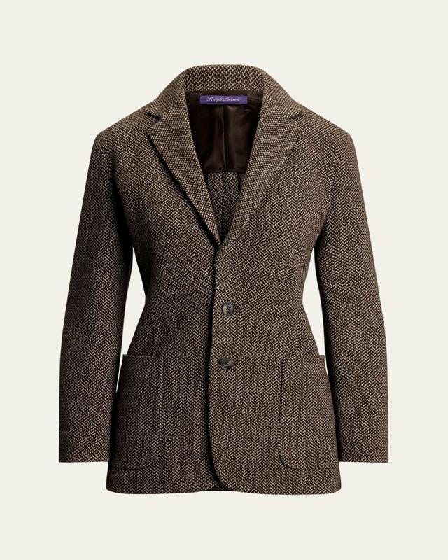 Ralph Lauren Collection Hailey Broken-Twill Jersey Jacket