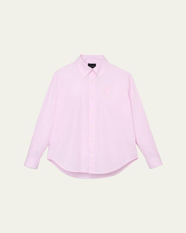 Pop J Marc Striped Poplin Shirt