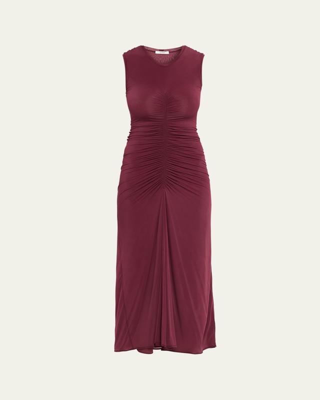 FForme Gisela Sleeveless Ruched Jersey Dress