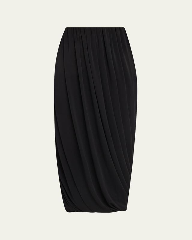 Cinq a Sept Calden Draped Midi Skirt