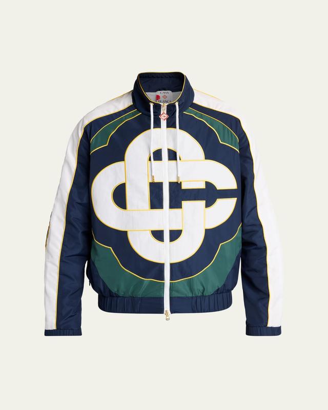Casablanca Men's CC Logo Windbreaker Jacket