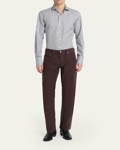 TOM FORD Men's Cotton Straight Leg Five-Pocket Pants | Thumbnail 2