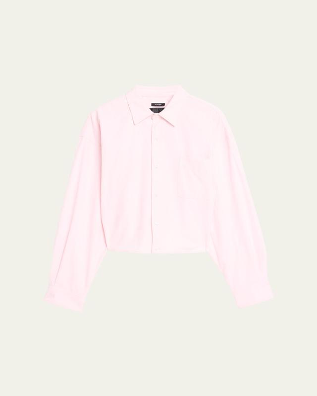 R13 Split-Hem Boyfriend Shirt