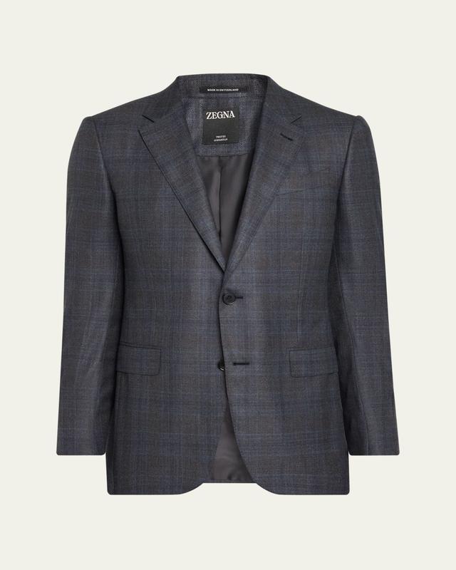 ZEGNA Men's 12milmil12 Wool Single-Breasted Sport Coat