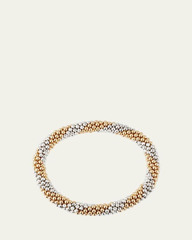 Meredith Frederick Elsie D 14k and Silver Bead Bracelet