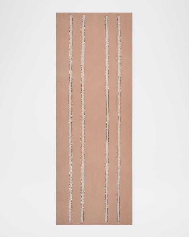 Janavi India Sheer Cashmere Sequin-Panel Scarf