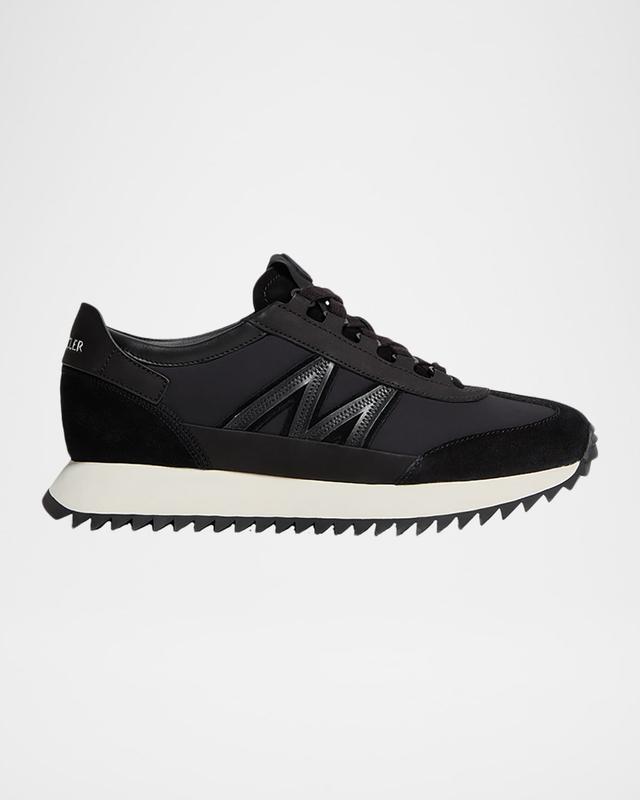 Moncler Pacey2 Suede and Nubuck Low-Top Sneakers