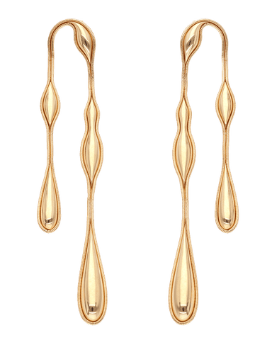 Fernando Jorge Fluid 18K Yellow Gold Doubled Earrings | Thumbnail 2