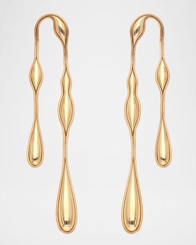 Fernando Jorge Fluid 18K Yellow Gold Doubled Earrings | Thumbnail 1