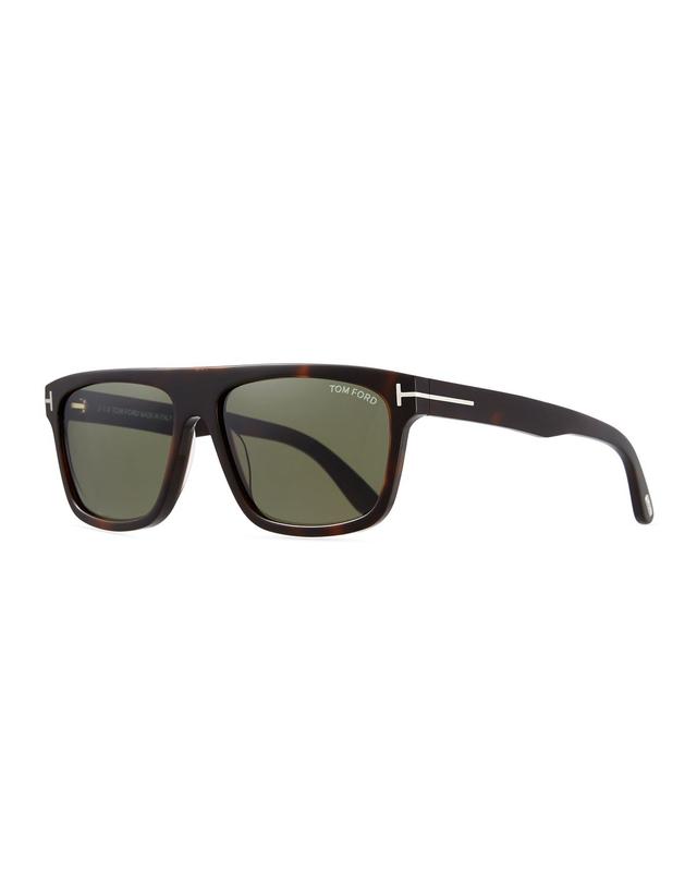 TOM FORD Men 's Thick Square Acetate Sunglasses