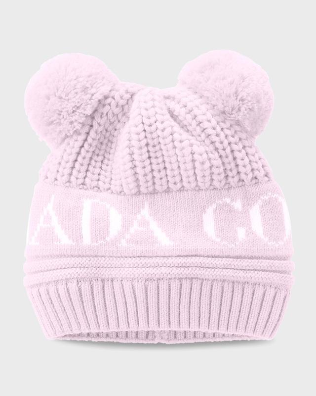 Kid 's Double Pompom Beanie Hat, Baby