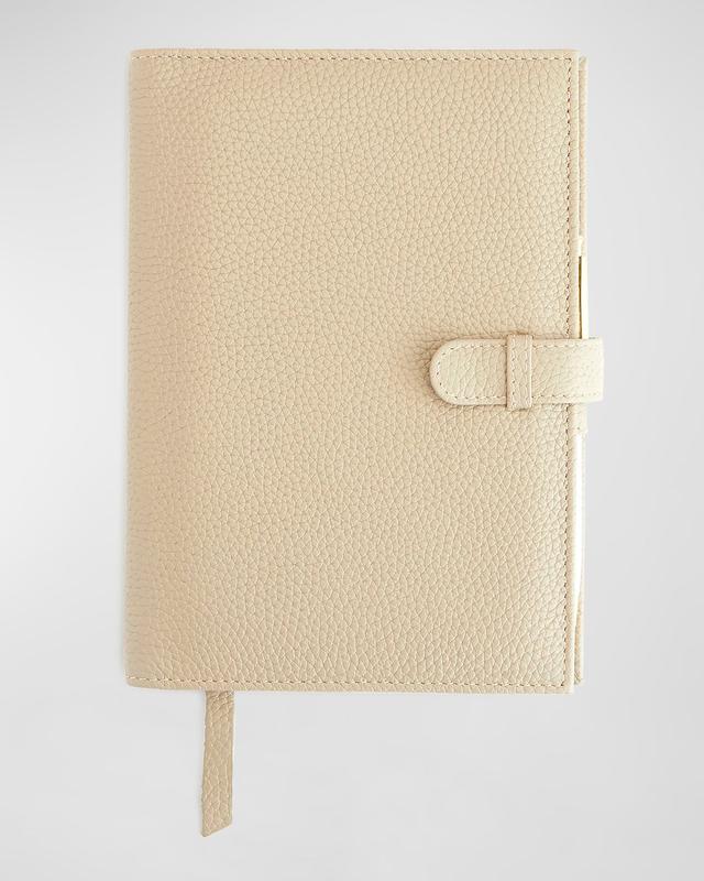 ROYCE New York Monogrammed Leather Executive Journal with Rollerball Pen