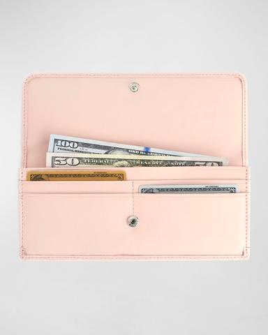 ROYCE New York Monogrammed RFID Blocking Leather Clutch Wallet, Personalized | Thumbnail 2