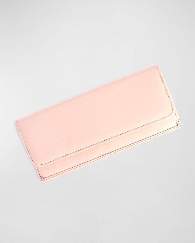 ROYCE New York Monogrammed RFID Blocking Leather Clutch Wallet, Personalized