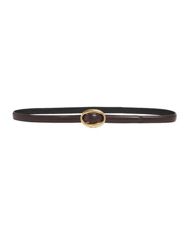 Saint Laurent Double Oval Skinny Leather Belt | Thumbnail 2