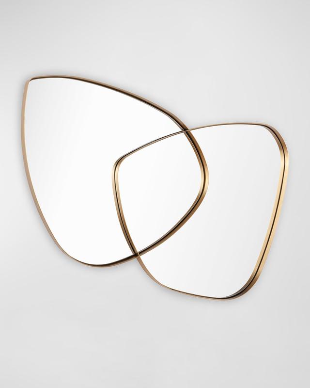 Regina Andrew Harmony Mirror (Natural Brass)