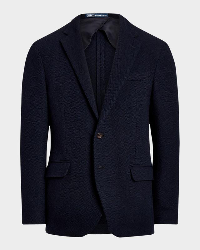 Polo Ralph Lauren Men 's Tailored-Fit Soft Herringbone Jacket