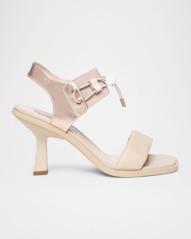 NeroGiardini Bungee Leather Dress Sandals