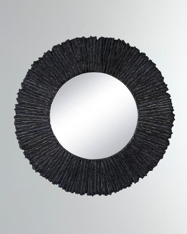 Regina Andrew Slate 36" Round Wall Mirror