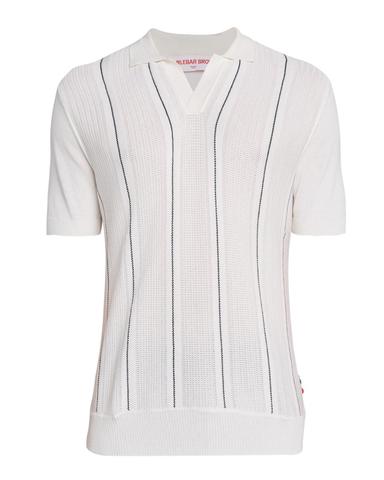 Orlebar Brown Men 's Chevron Stripe Tailored Fit Johnny Collar Polo Shirt | Thumbnail 1