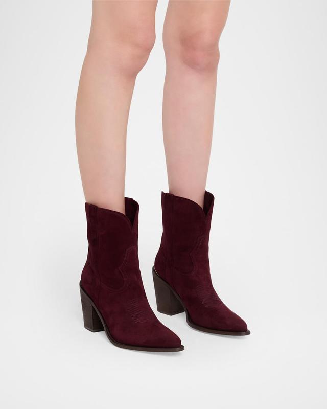 90mm Leigh Anne Suede Ankle Boots