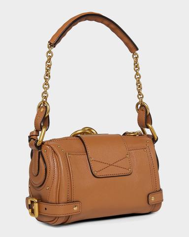 Chloé Paddington Rounded Padlock Shoulder Bag in Leather | Thumbnail 3