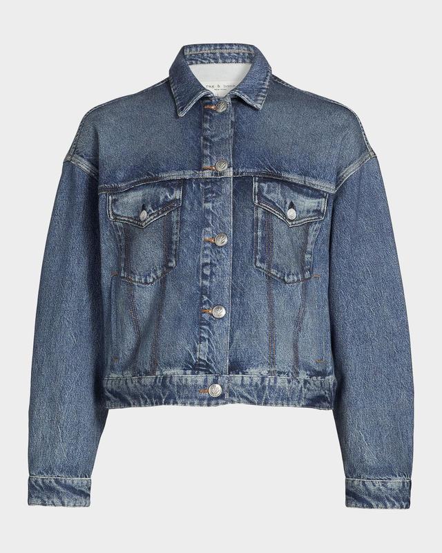 Rag & Bone rb Miramar Terry Trucker Jacket